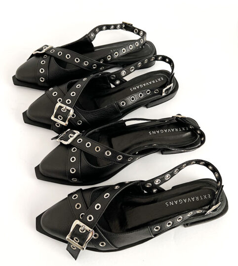 Flats con Hebilla negras - Imagen 3