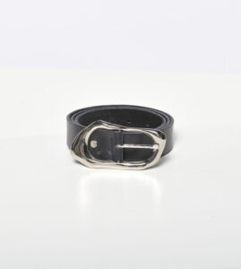 Cinturón Hebilla Asimétrica Plata