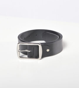 Cinturón Hebilla Rectangular Plata