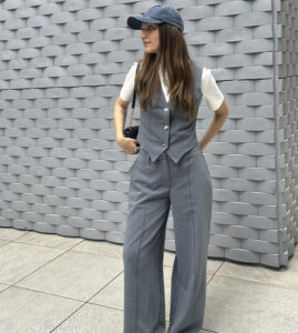 Set Chaleco y Pantalón Gris